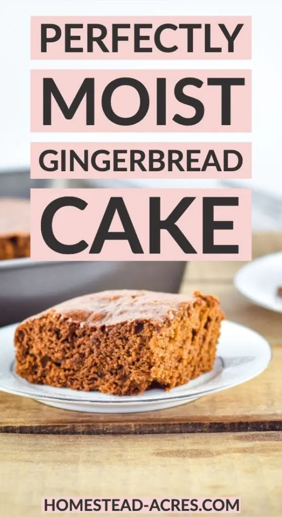 Moist Gingerbread Cake Recipe Homestead Acres