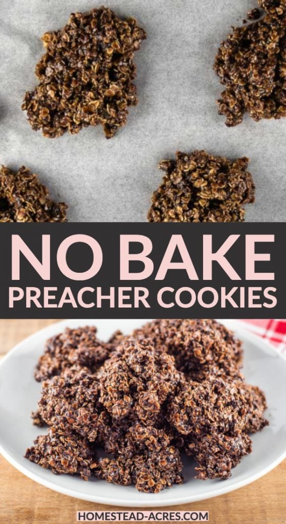 No Bake Preacher Cookies