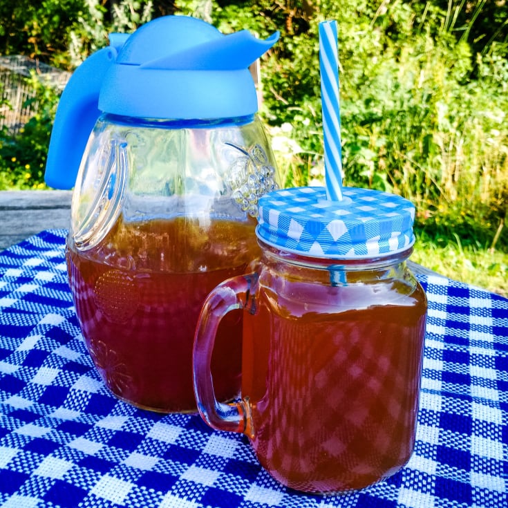 Lemon Mint Iced Tea Recipe (Fresh Mint)