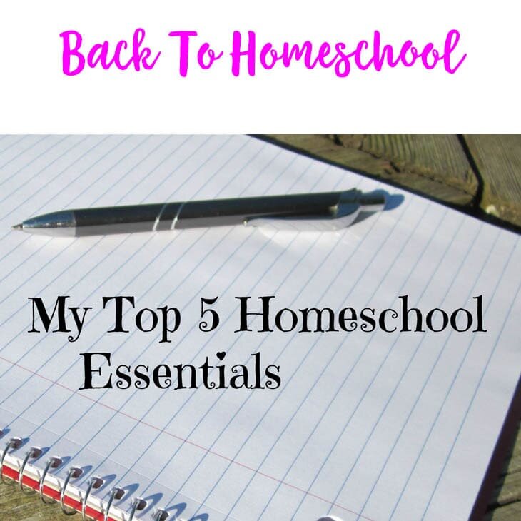 My Top 5 Homeschool Essentials