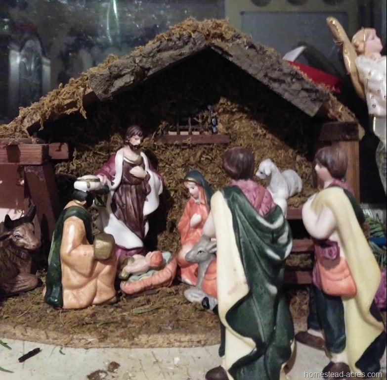 ceramic nativity set