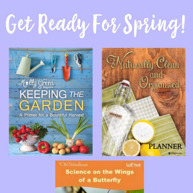 Get Ready For Spring With Garden Planners, Natural Cleaning Organizer & Nature Studies