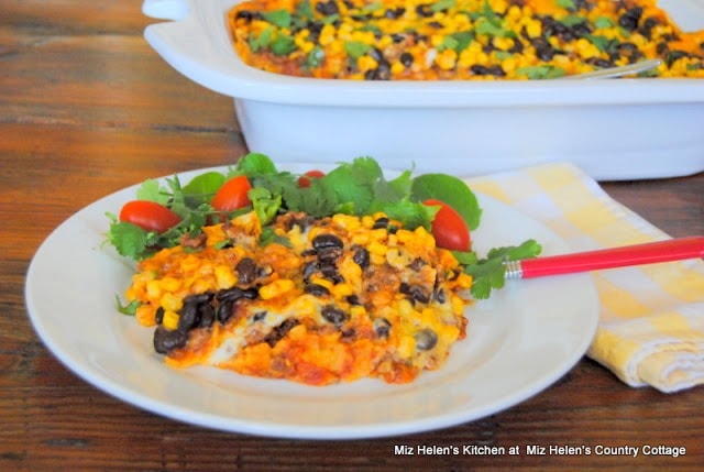 Crock Pot Tex Mex casserole.