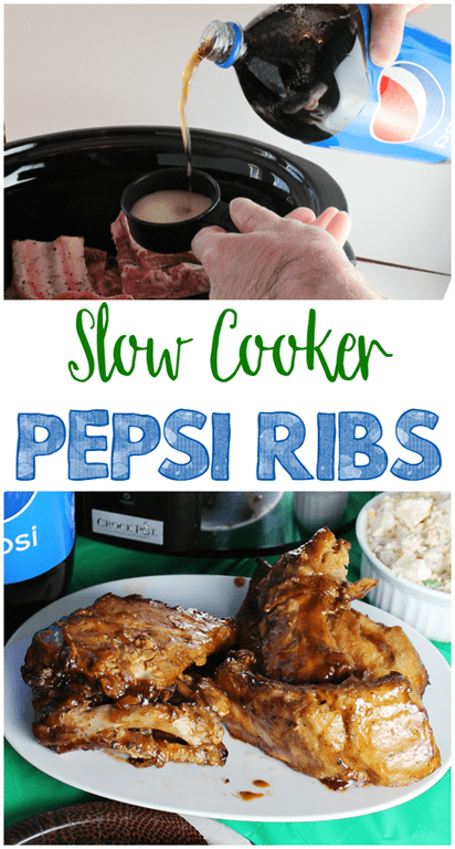 Slow cooker Pepsi ribs.