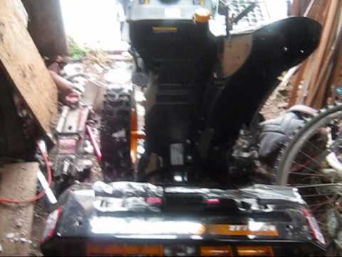 Getting the snow blower ready
