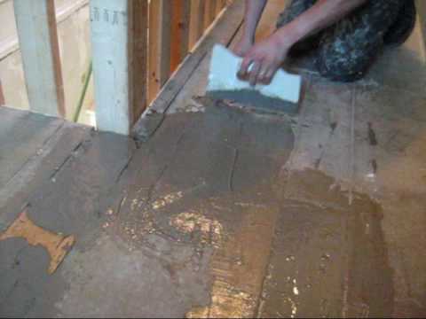 New hallway floor