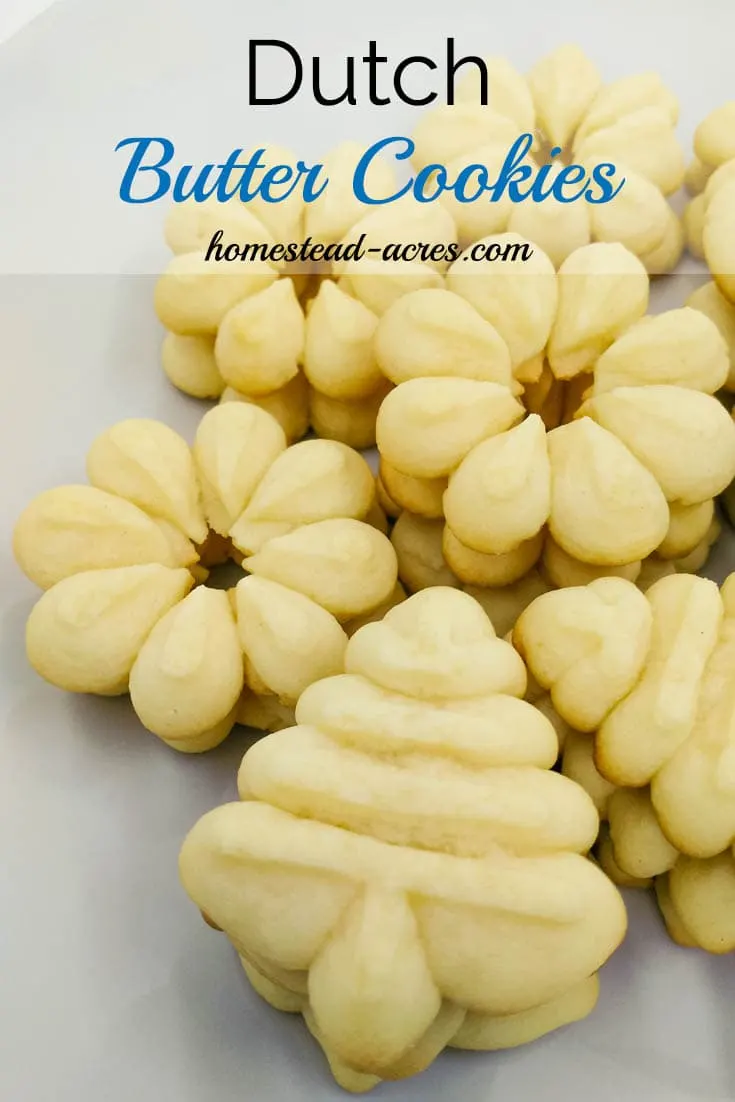 Perfect Dutch Butter Cookies. These cookies are rich and creamy a must have spritz cookie for your Christmas cookie trays.