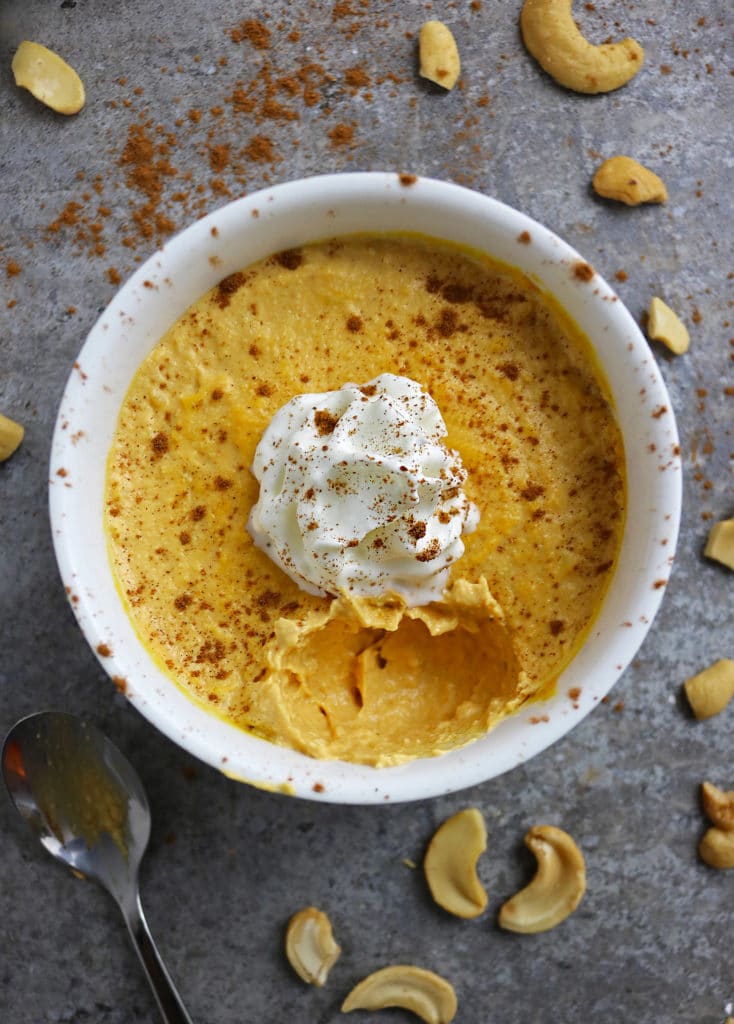 Easy Pumpkin Cashew Pudding