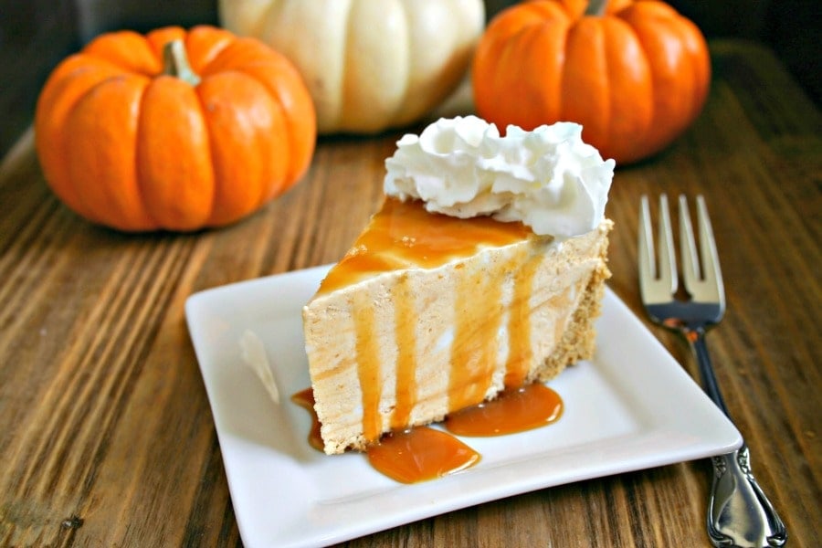 Frozen Pumpkin Pie Cheesecake