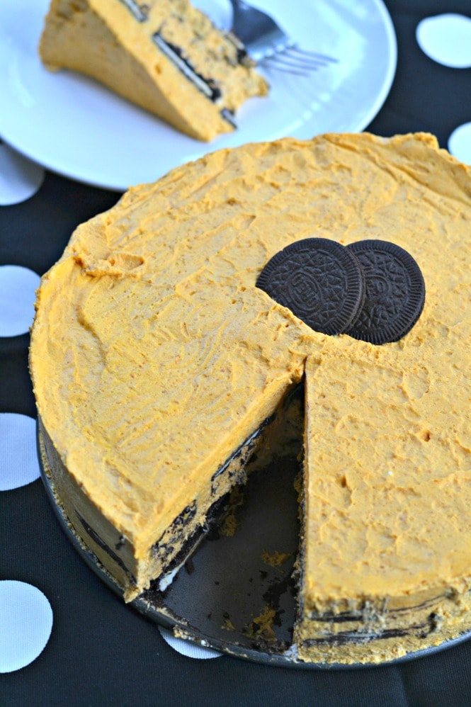 Oreo Pumpkin Icebox Cake