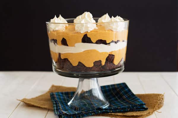 Pumpkin Brownie Trifle