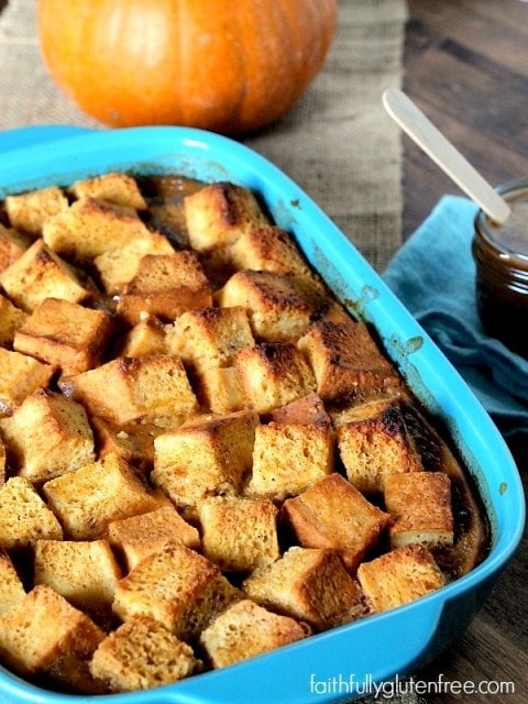 Gluten Free Pumpkin Bread Pudding