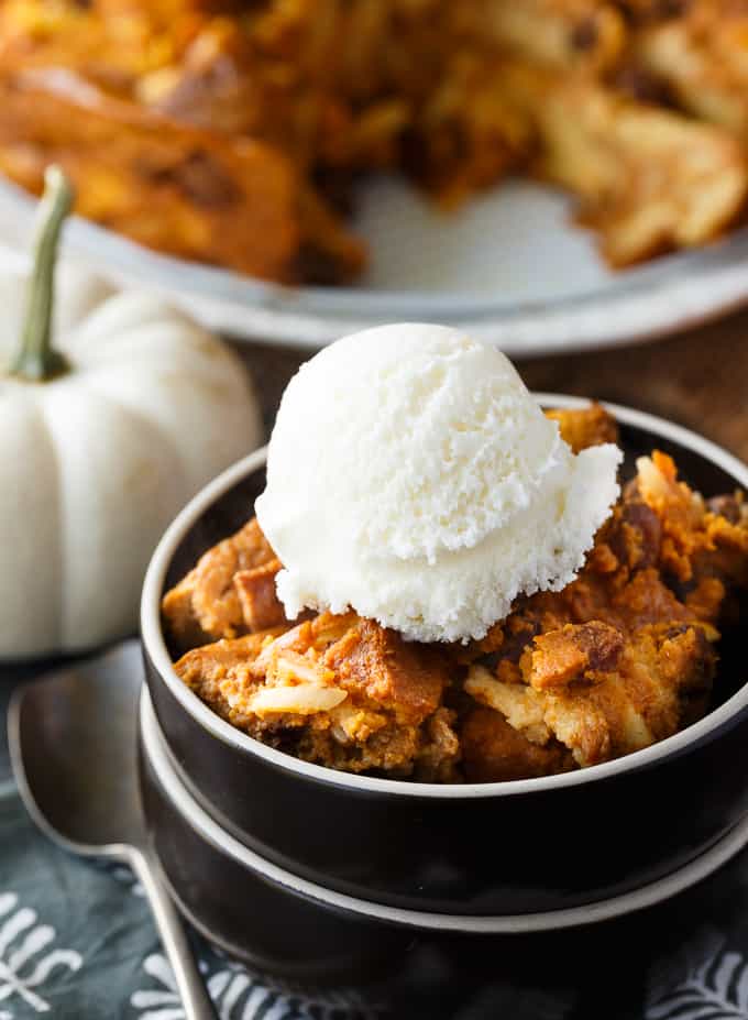 Pumpkin Bread Pudding