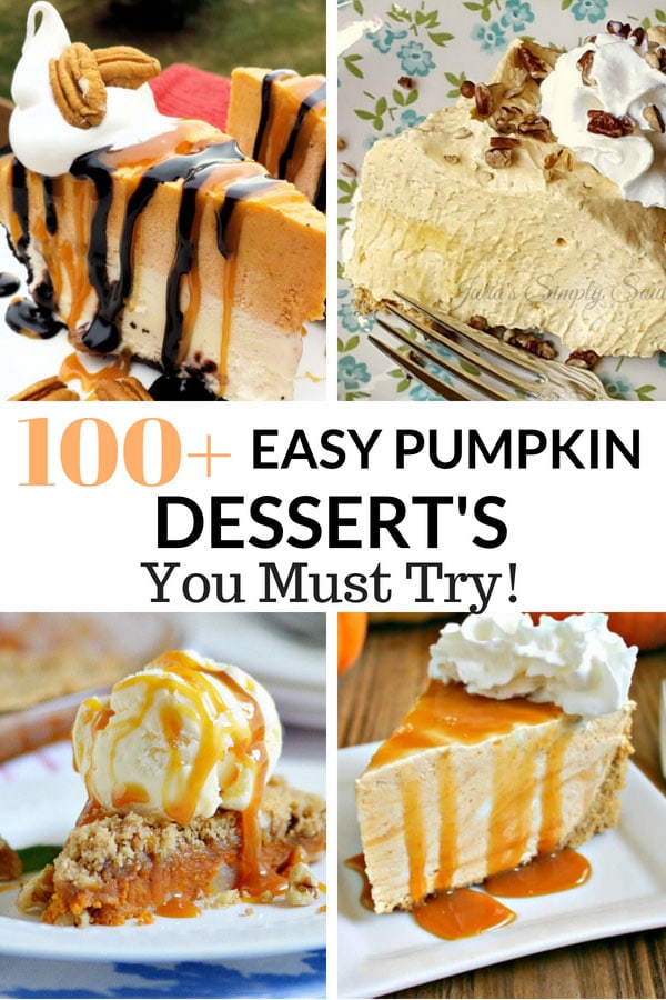 100 Easy Pumpkin Desserts