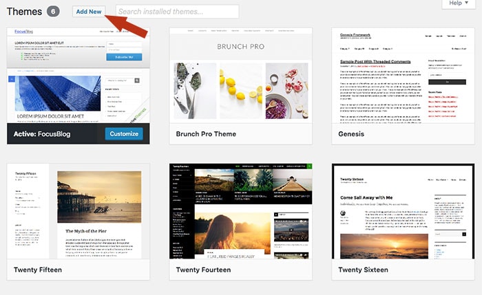 How To Add A WordPress Theme