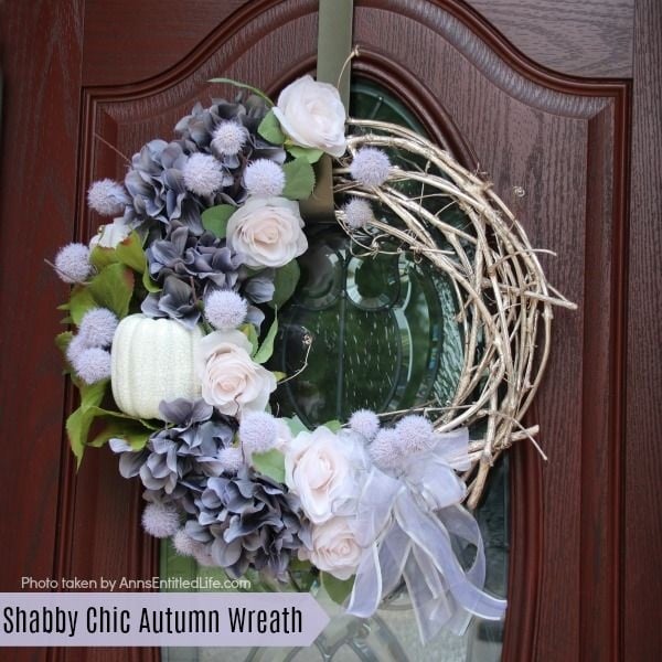DIY Shabby Chic Fall Wreath