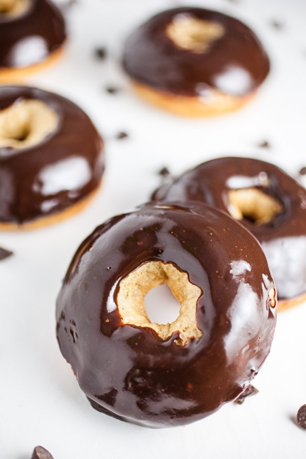 Baileys and chocolate glazed doughnuts.