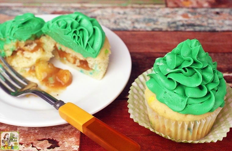 Gluten free pot of gold cupcakes.