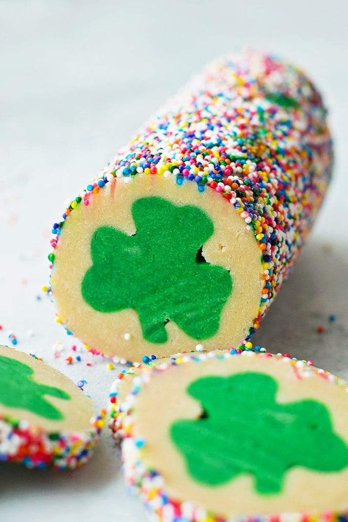 Slice and Bake Clover Cookies