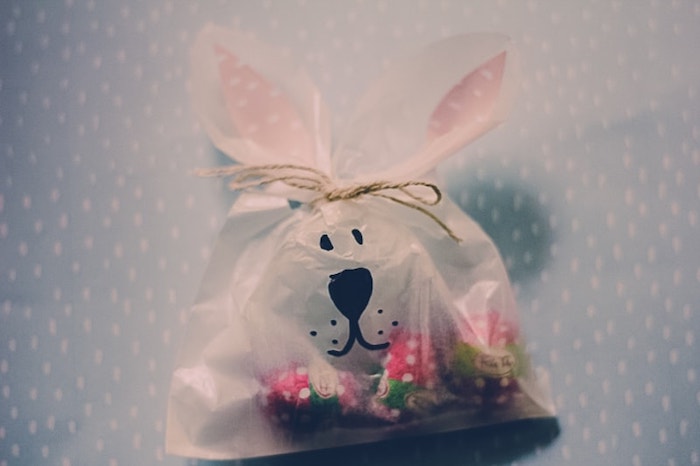 DIY Easter bunny gift bags.