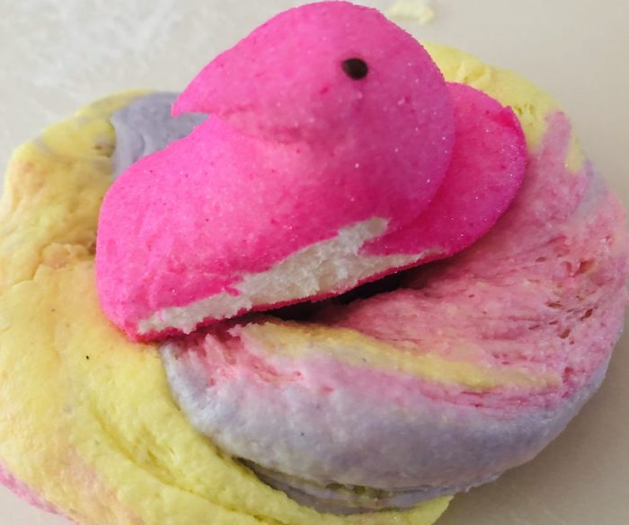Easter Peeps edible slime.