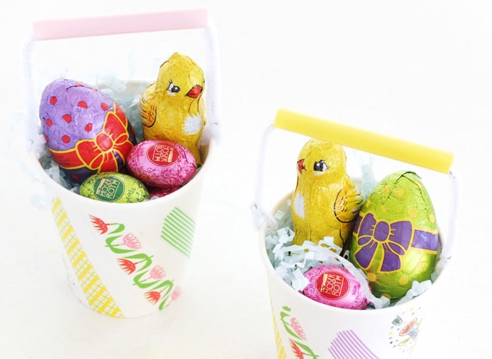 Mini Easter basket cups.
