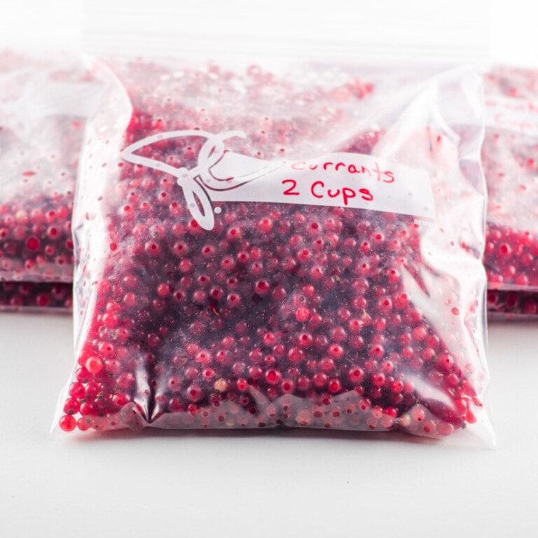 How To Freeze Red And Black Currants
