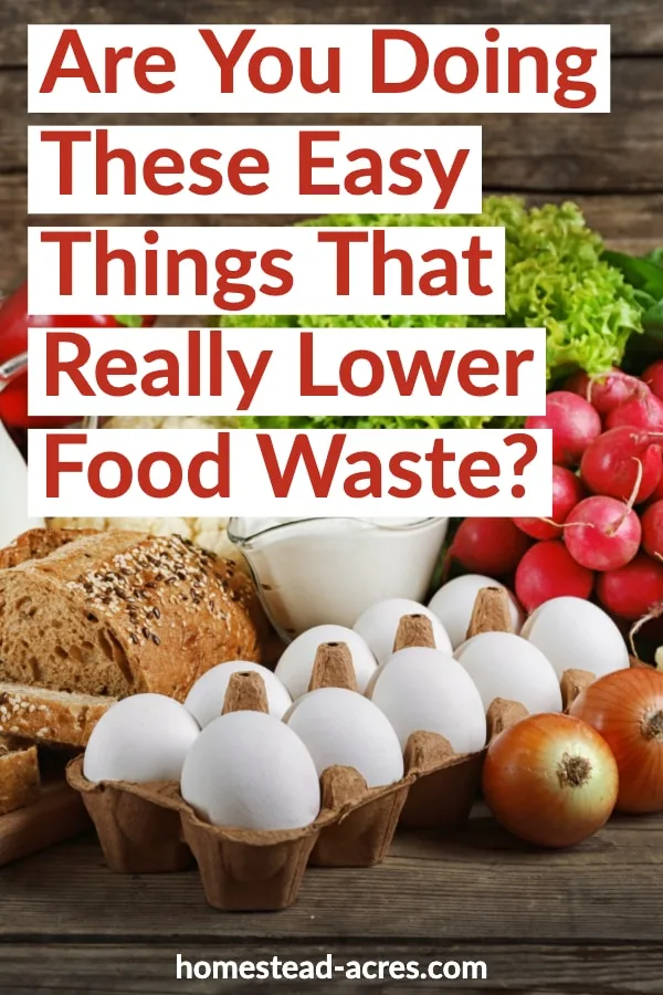 Are You Doing These Things To Lower Food Waste