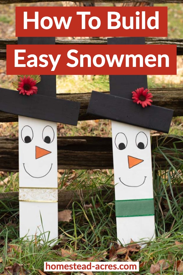 How to build easy snowman