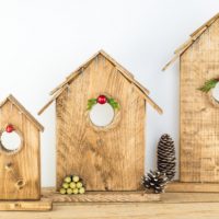 Christmas Birdhouse Craft