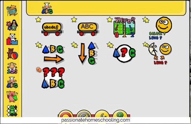 Screenshot of the games dashboard in Gcomprise.