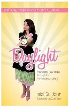 Busy Homeschool Mom's Guide to Daylight  book cover.