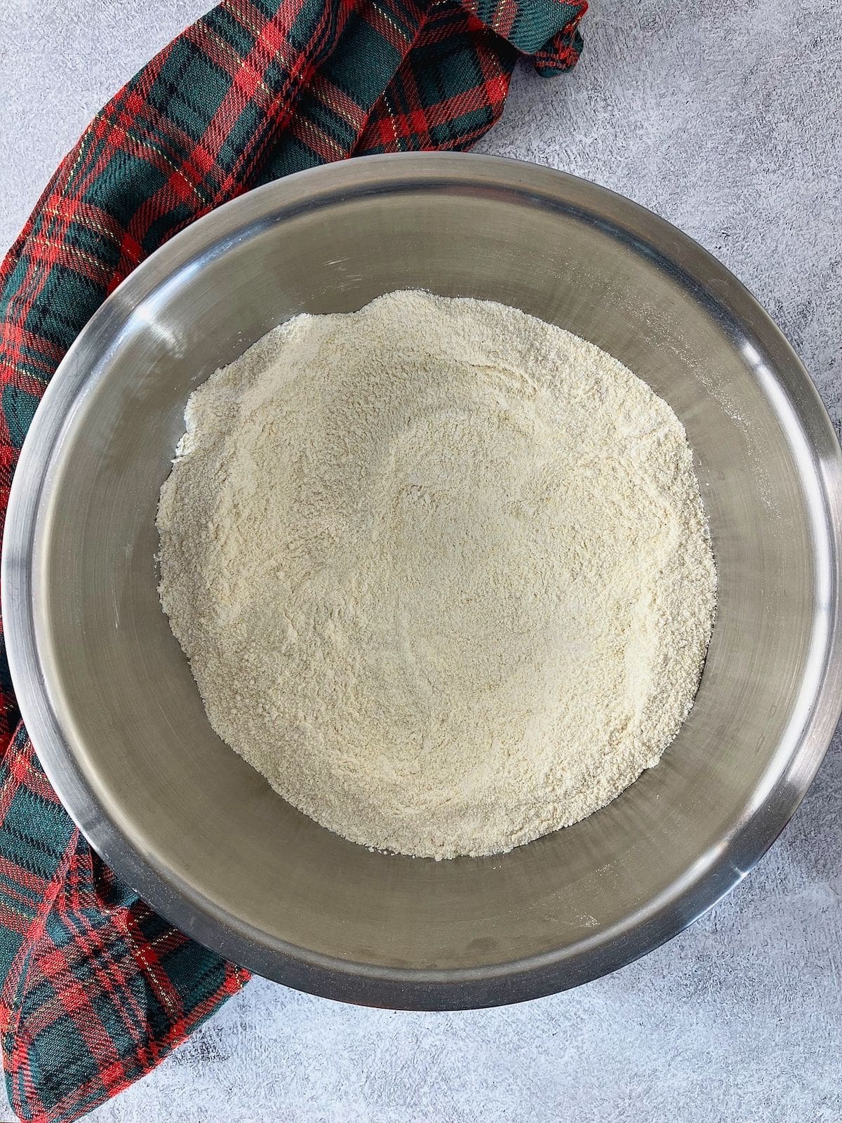 The dry ingredients were mixed together.